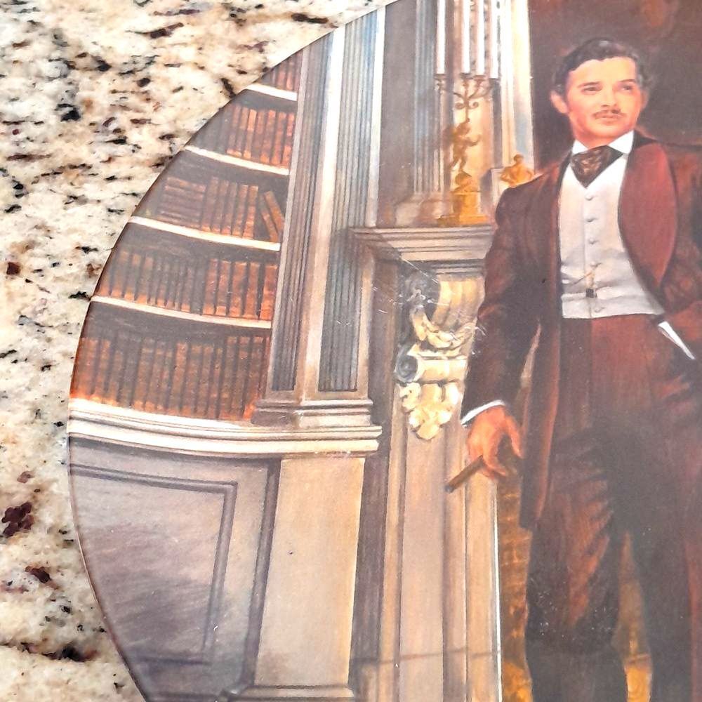 Knowles "Rhett" Gone with the Wind Vintage Plate - Picture 11 of 16